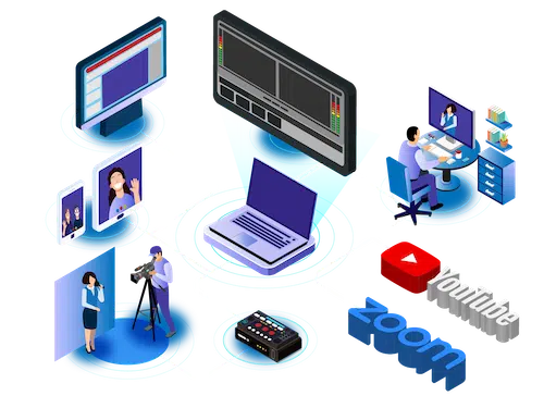 Live Streaming Workflow Illustration